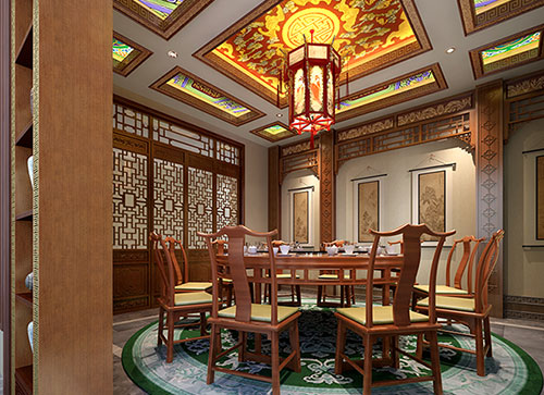 龙潭中式古典风格家居装修设计效果图